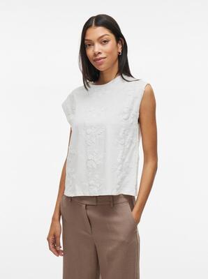Vila 14104240/Snow White Nayla o-neck S/L top