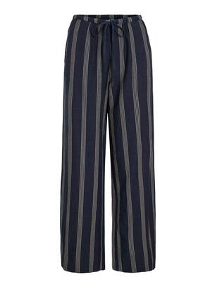 Vila 14105082/Navy Blazer Prisilla print RW pants
