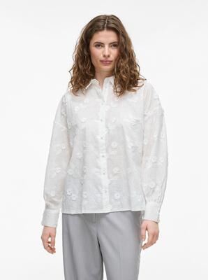 Vila 14105226/Snow White Simone LS shirt