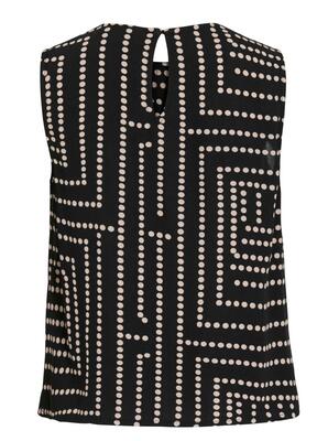 Vila 14105413/Black Beauty Klio Frelli klio SL short top