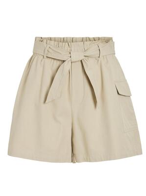Vila 14105616/Feather Gray Natalla HW midi belt cargo