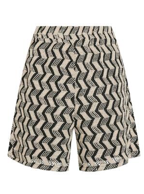 Vila 14105668/Black Beauty Birch Lupina HW shorts