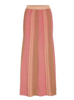 Vila 14105866/Aurora Red Melvina glitter knit skirt