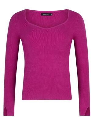 Ydence CS2414/141 Purple Chiara knitted top
