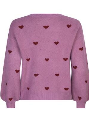 Ydence FC2314/10144 Dusty Purple Luv Knitted Sweater