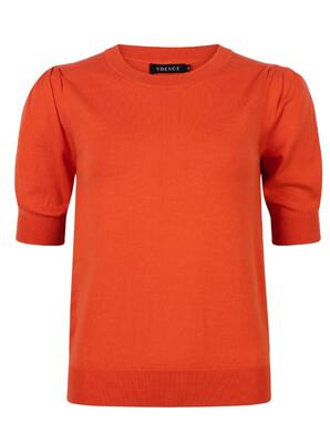 Ydence HSK2206/088 Orange/Red Dyonne knitted top