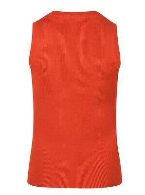 Ydence HSK2207/088 Orange/Red Sarah knitted top