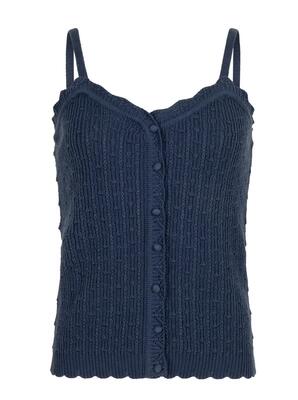 Ydence HSK2408/162 Navy Kathleen knitted top