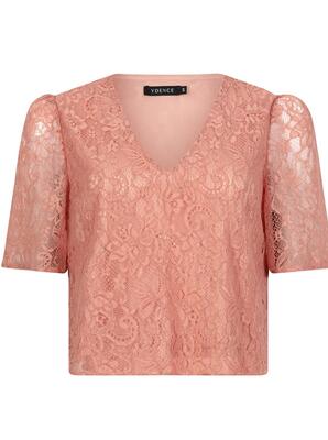 Ydence HSS2506/090 Salmon Josephine top
