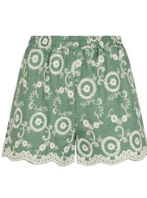 Ydence HSS2532/041 Green Gieneke Short