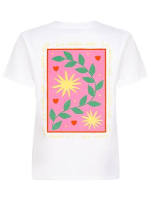 Ydence SS2534/10137 Pink/Green La Dolce Vita T-shirt