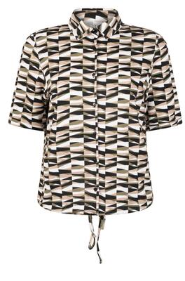 Zoso Claire/Army navy Print blouse