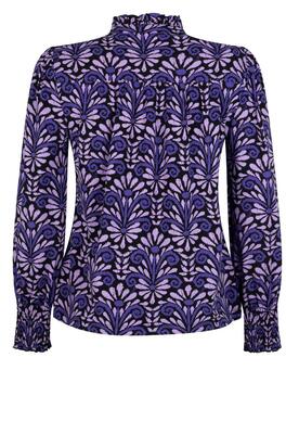 Zoso Eden/0044-0000 Purple Printed travel blouse