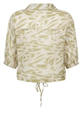 Zoso Leonie/Green/Sand Printed blouse