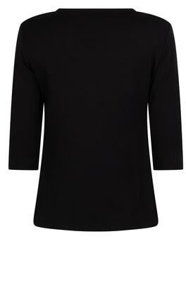 Zoso Lyan/0000 Black Luxury v-neck shirt