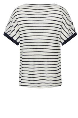 Zoso Nova/White/Navy Striped t-shirt