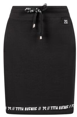 Zoso Simone/0000-0016 Black-White Sporty Skirt print