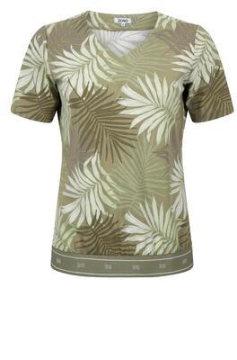 Zoso Wendy/Green Print travel blouse-top