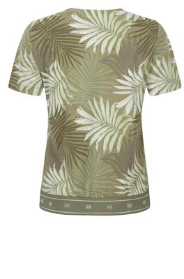 Zoso Wendy/Green Print travel blouse-top